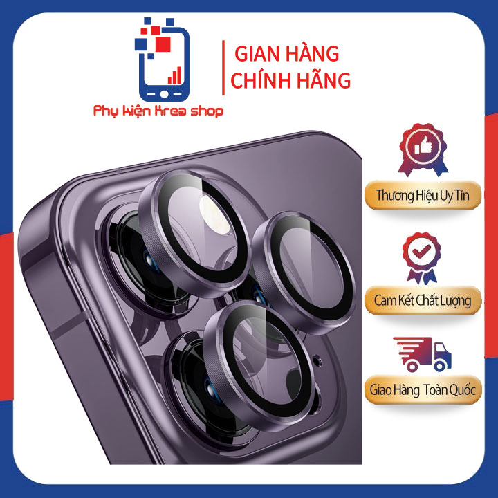 LENS BẢO VỆ CAMERA KHÔNG VIỀN GOLD MIPOW DIAMONDSHIELD IPHONE 14 PRO / 14 PROMAX BJ14C