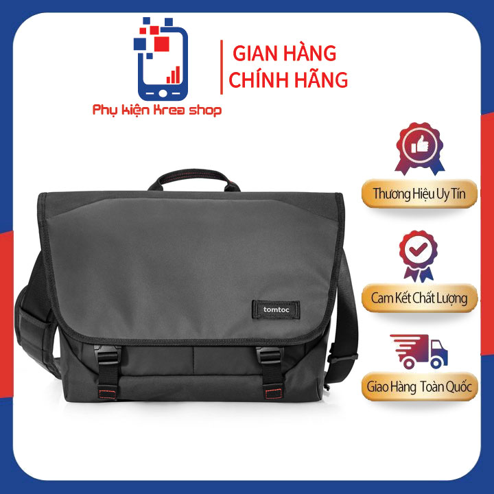 TÚI ĐEO VAI TOMTOC PREMIUM MESSENGER BAG COMMUTING & TRAVEL 13/14/15/16-INCH H52-E02D01
