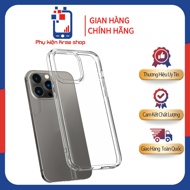 ỐP LƯNG IPHONE 14 PRO SPIGEN ULTRA HYBRID CRYSTAL CLEAR – ACS04960