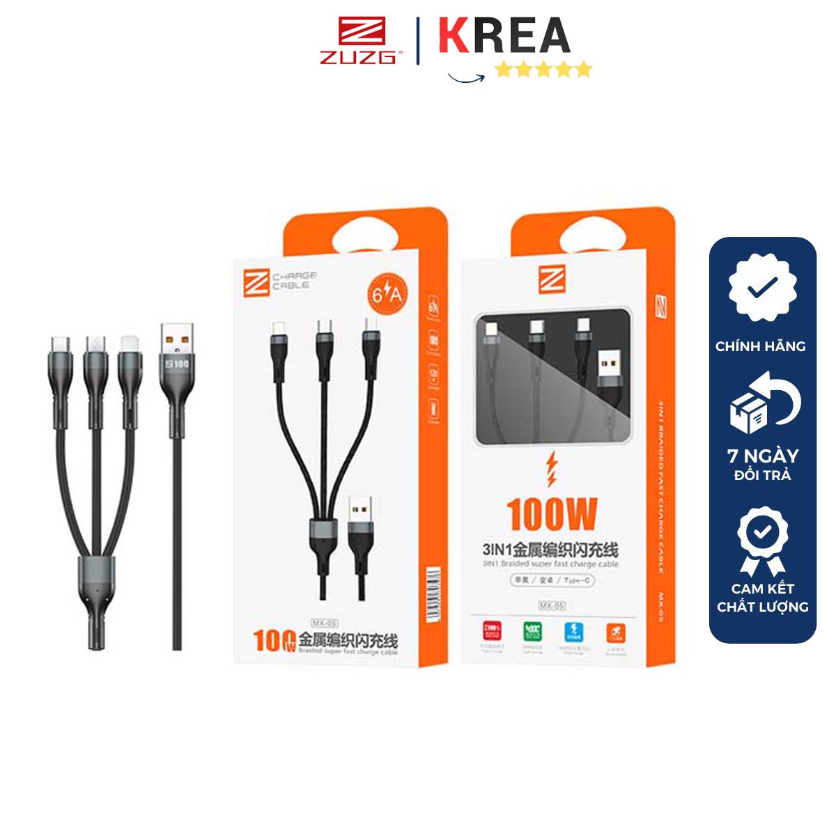 cap-sac-nhanh-zuzg-3-dau-6a-100w