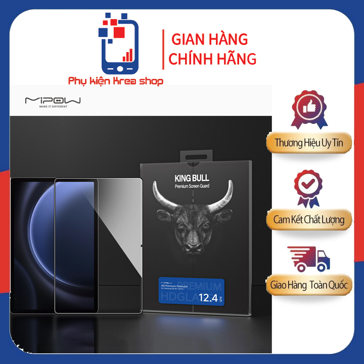Cuong Luc Mipow Kingbull Hd Premium Samsung Tab S9 Fe 12 4″ Bj S9b Cr