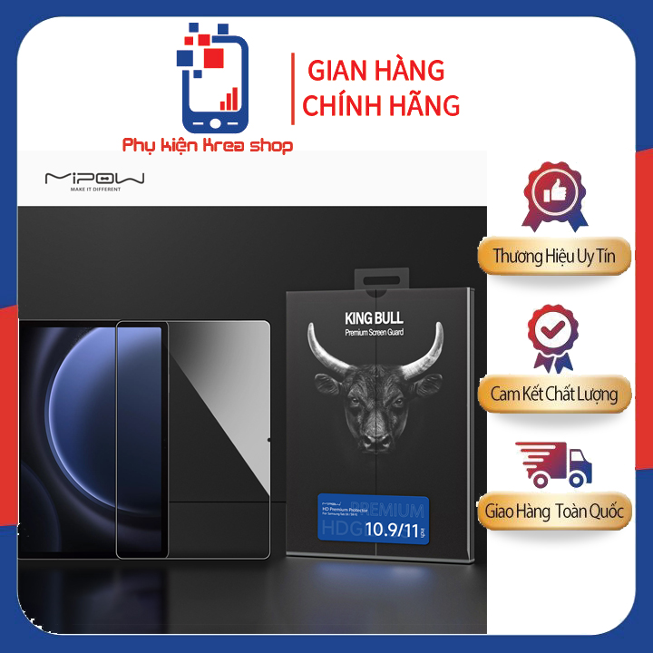Cuong Luc Mipow Kingbull Hd Premium Samsung Tab S9 S9fe 10 911″ Bj S9a Cr