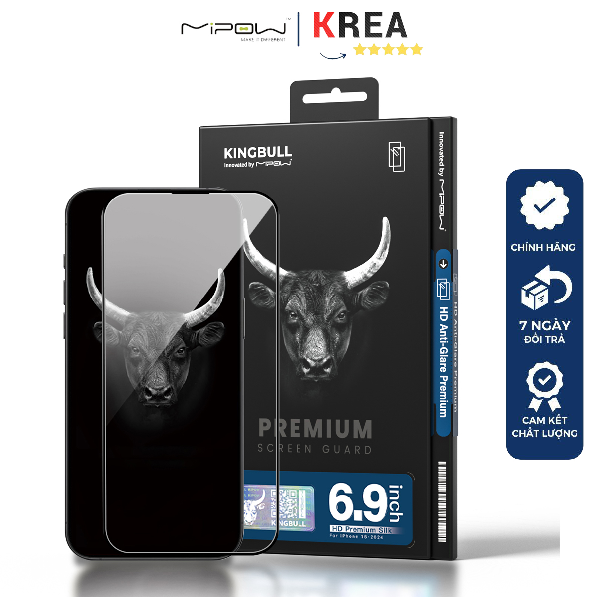 cuong-luc-mipow-kingbull-iphone-16-promax-6-9”-hd-anti-glare-premium-silk-bj612-bk