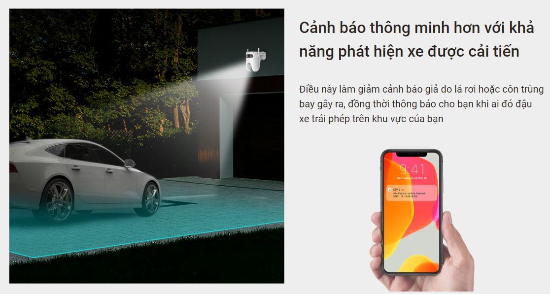 Camera IP Ezviz 2 Mắt H9C 3MP 31 Camera IP Ezviz 2 Mắt H9C 3MP