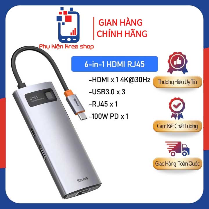 Hub Chuyển đổi đa Năng Baseus Type