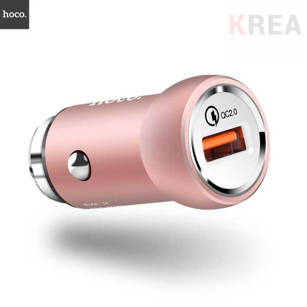 Sạc xe hơi Hoco Z4 hỗ trợ sạc nhanh QC2.0