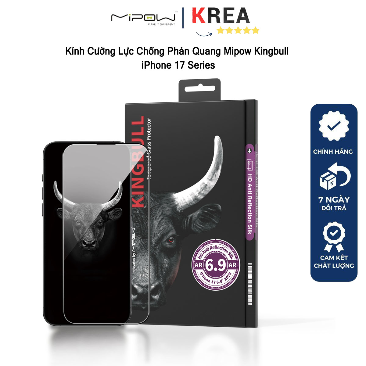 kinh-cuong-luc-chong-phan-quang-mipow-kingbull-iphone-17-series