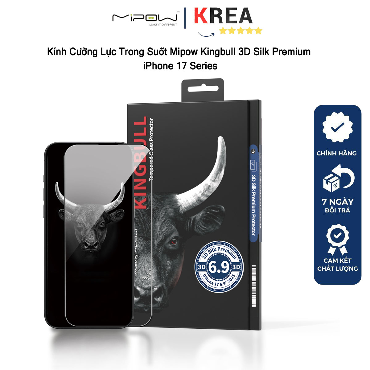 kinh-cuong-luc-trong-suot-mipow-kingbull-3d-silk-premium-iphone-17-series