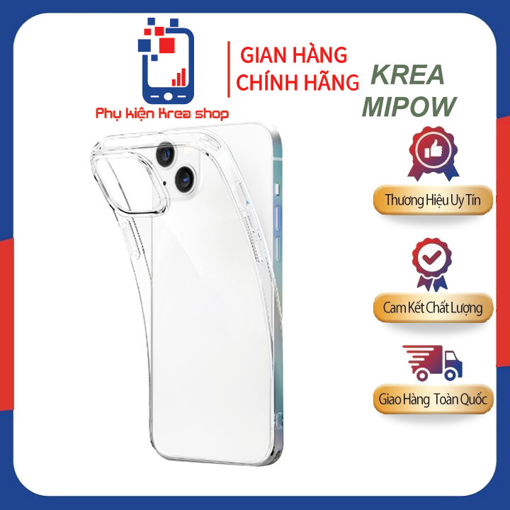ốp Lưng Iphone 14 Pro Mipow Tempered Glass Transparent Ps35