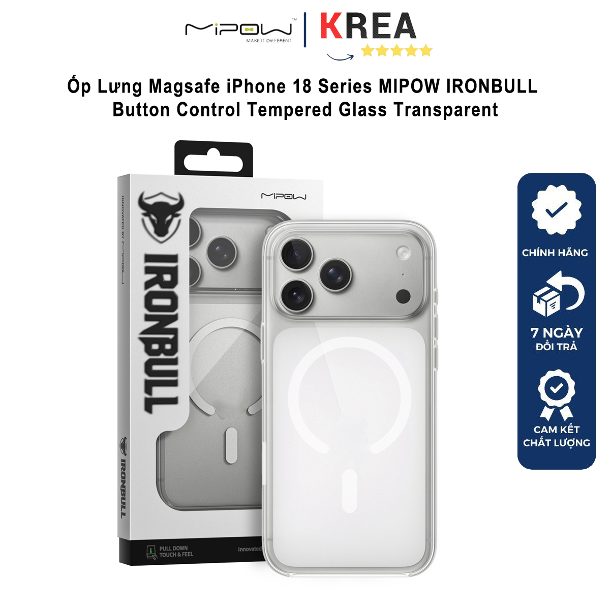 op-lung-magsafe-iphone-18-series-mipow-ironbull-button-control-tempered-glass-transparent