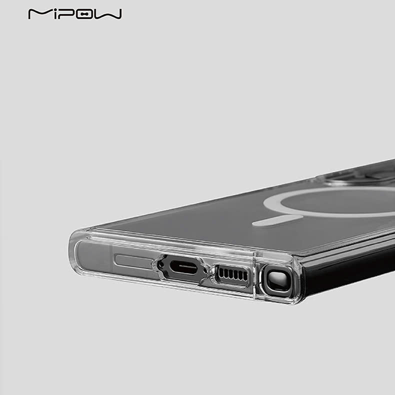 Ốp lưng Mipow Qi2 Samsung Galaxy S25 Ultra 6.9 inch Tempered Transparent-05