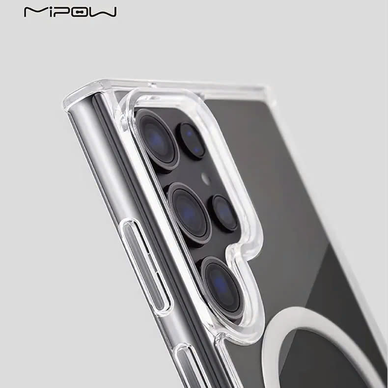 Ốp lưng Mipow Qi2 Samsung Galaxy S25 Ultra 6.9 inch Tempered Transparent-07
