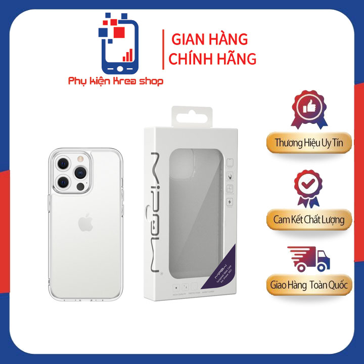 Ốp Lưng Trong Suốt Mipow Tempered Glass Iphone 13 Promax Transparent Ps23s