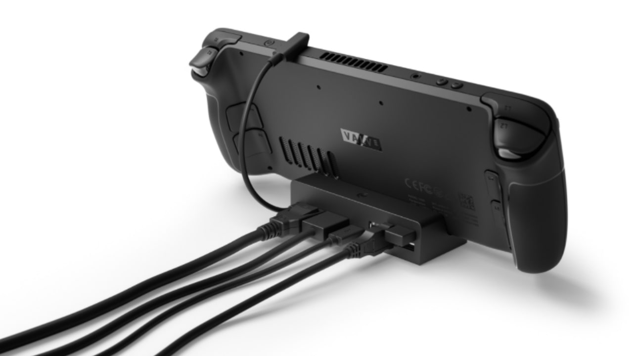Giới thiệu máy chơi game cầm tay Steam Deck OLED 512GB 22 Steam Deck có chân đế không?