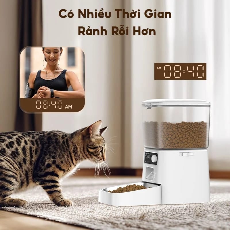 Máy cho thú cưng ăn tự động Oneisall PFD-001 Pro 36 Máy cho thú cưng ăn tự động Oneisall PFD-001 Pro